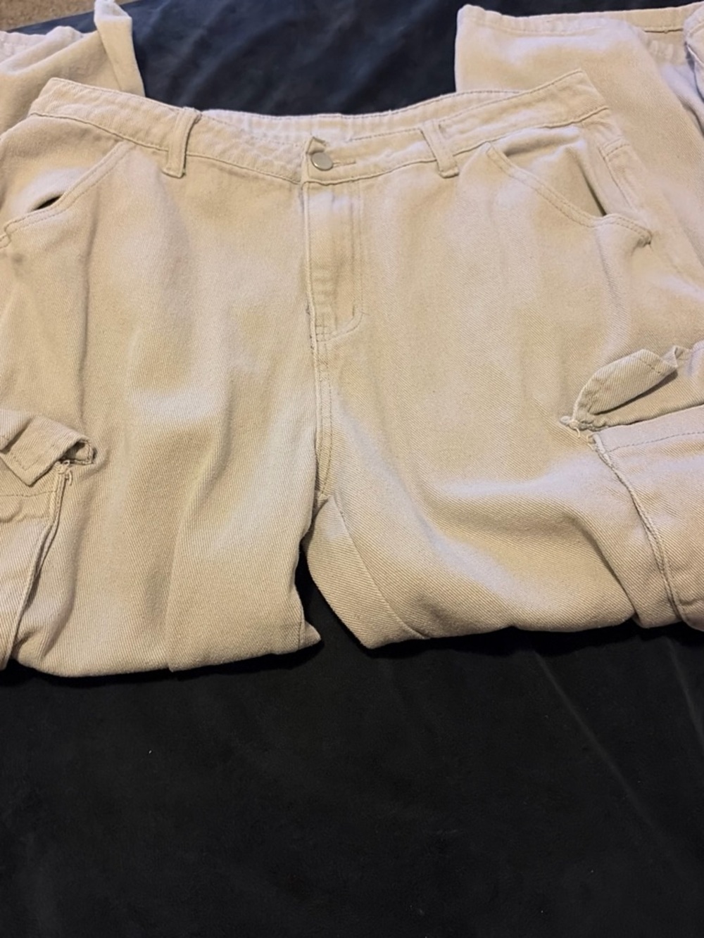 Light Beige Cargo Pants